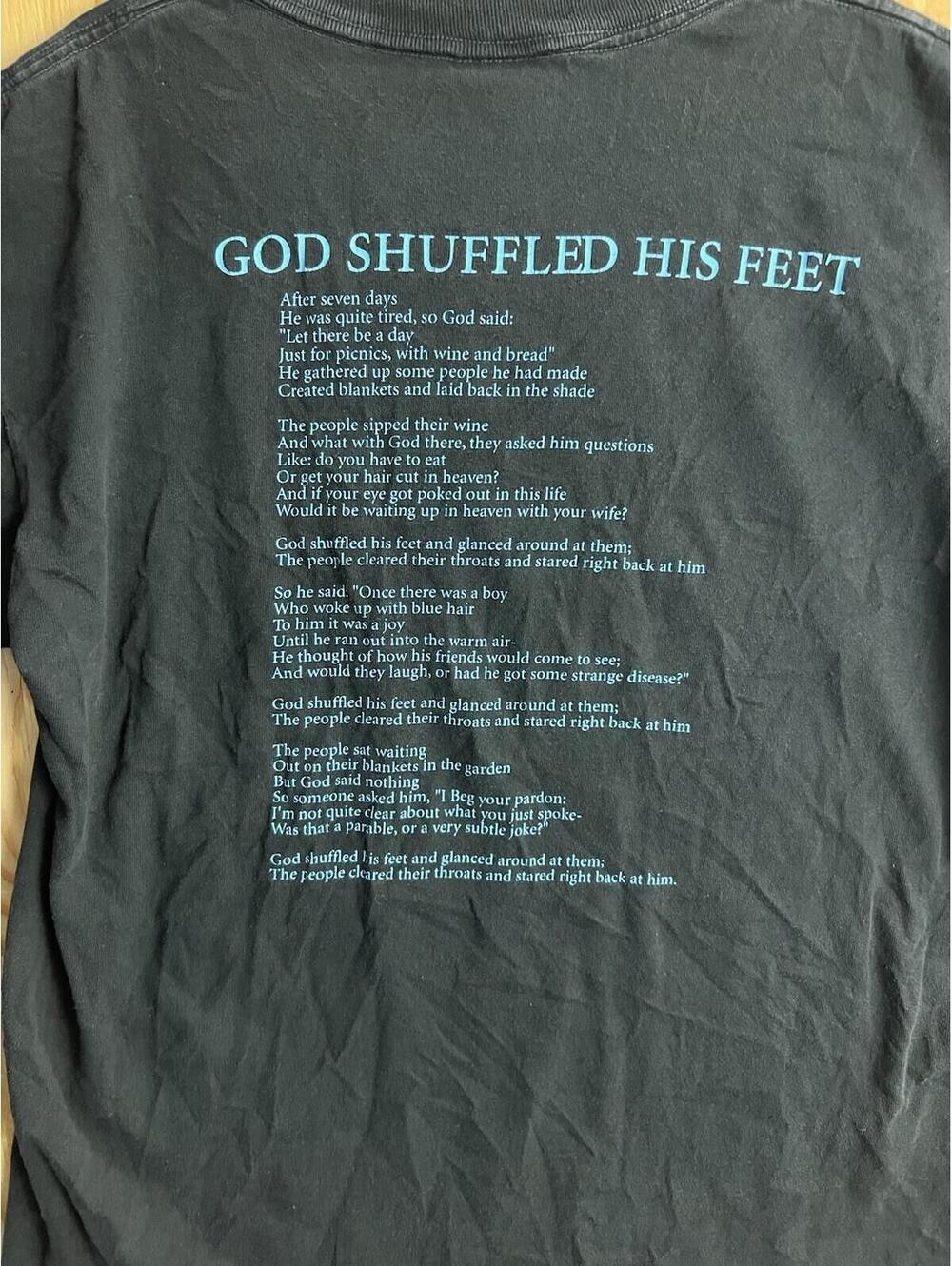 RARE VTG 1994 Crash Test Dummies God Shuffled His Feet Album Promo Tee Mens L - Picture 7 of 9